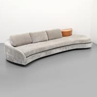 Custom Sofa with Table, Manner of Vladimir Kagan - Sold for $2,990 on 05-25-2019 (Lot 306).jpg